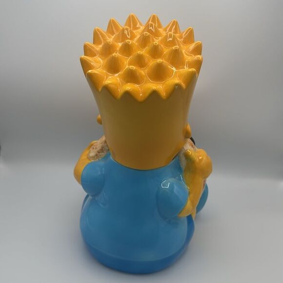 Vintage Bart Simpson Ceramic Cookie Jar Treasure Craft in Original Box 1994 - Picture 3 of 12